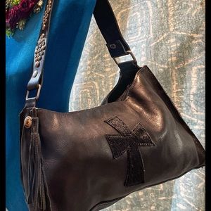 Two Bar West Leather Purse